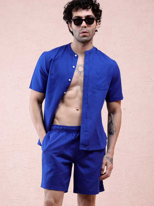 Indigo Crest Shorts